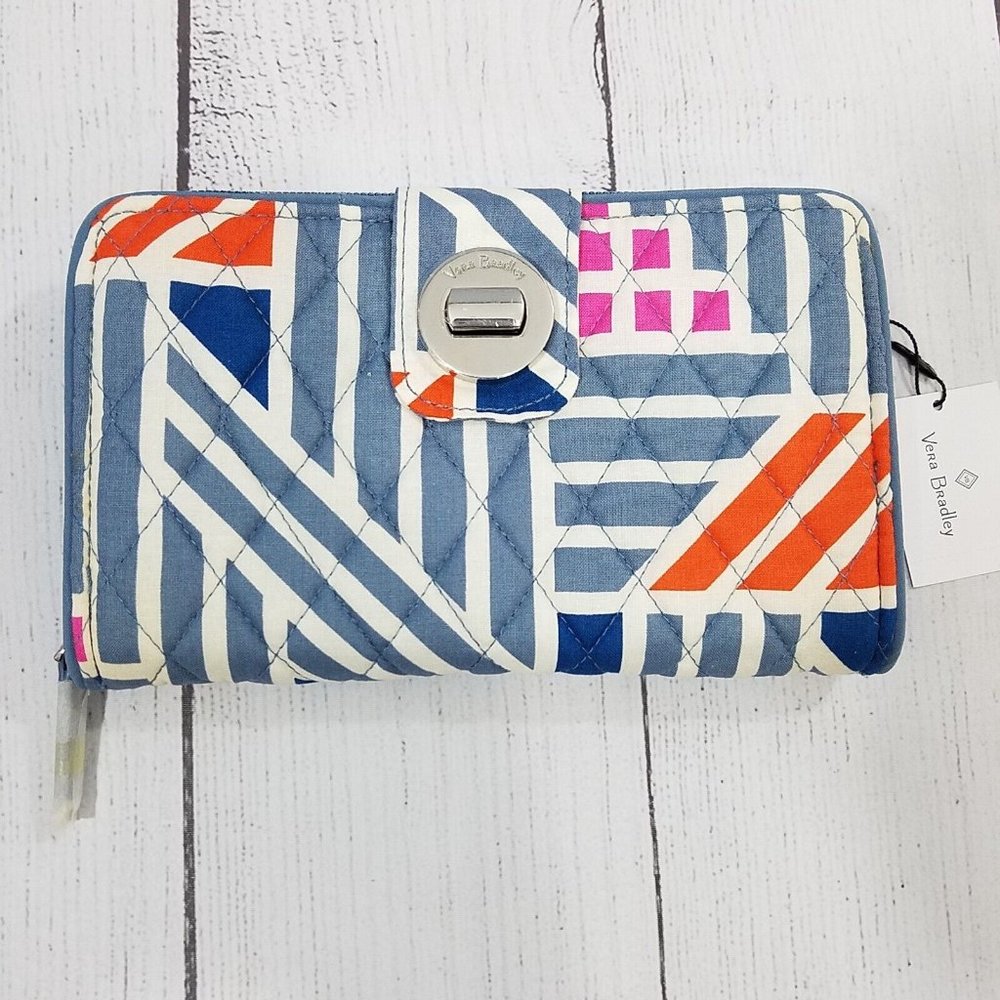 Vera Bradley RFID Turnlock Wallet